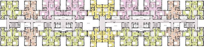 Floor Plan of Celeste At Brigade Xanadu in Mogappair, Chennai - Image 334524