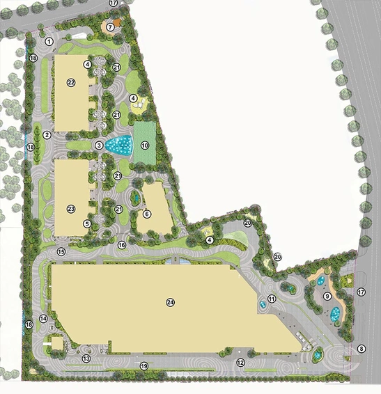 Master Plan of Brigade Gateway Neopolis in Kokapet, Hyderabad - Image 257405