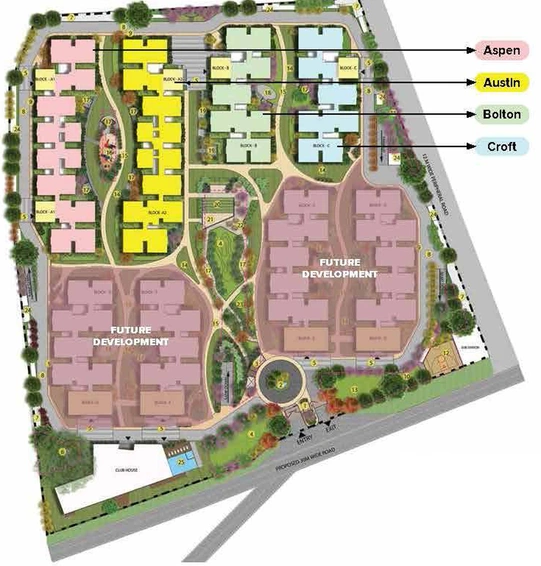 Master Plan of Brigade Citadel Phase 3 in Moti Nagar, Hyderabad - Image 272780