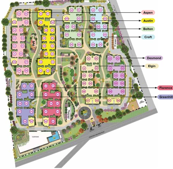 Master Plan of Brigade Citadel Phase 4 in Moti Nagar, Hyderabad - Image 272787