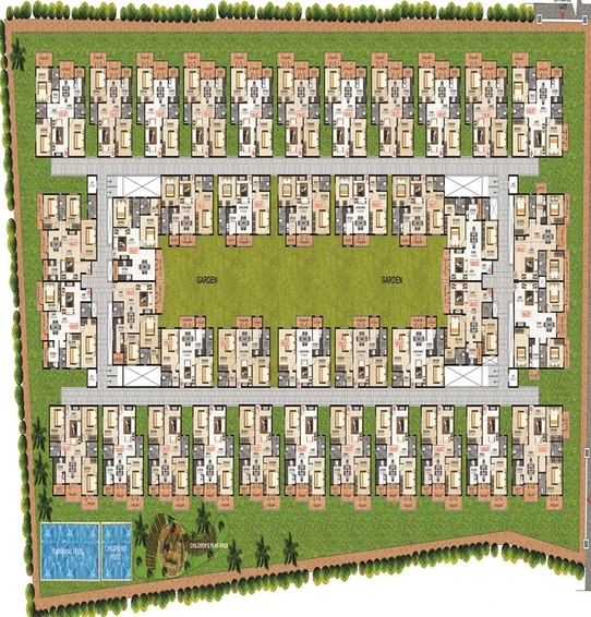 Master Plan of Shravanthi Paramount in Hulimavu, Bangalore - Image 274471