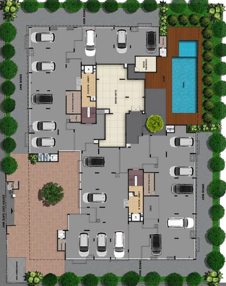 Master Plan of Sterling Pointe in Hebbal, Bangalore - Image 275298