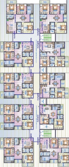 Floor Plan of Aryan Palm Groves in Marsur, Bangalore - Image 127789