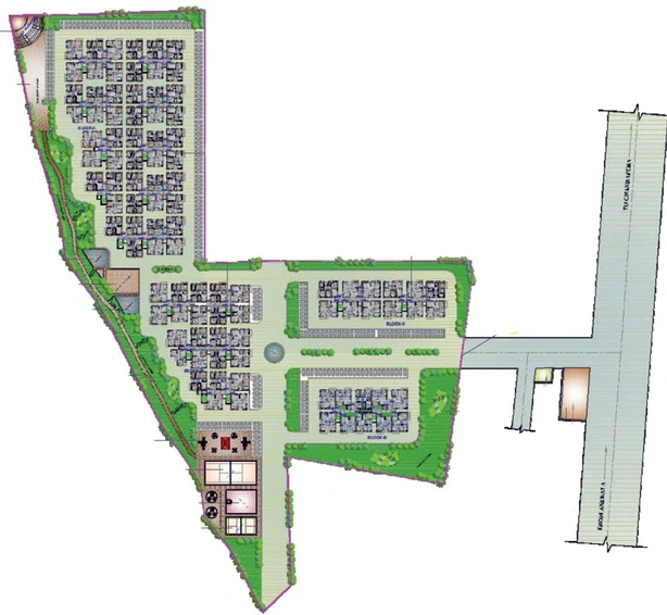 Master Plan of Aryan Palm Groves in Marsur, Bangalore - Image 127790