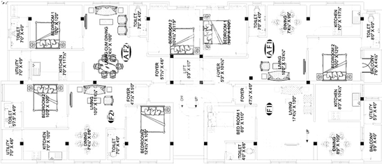 Floor Plan of MS Charan MM Sai Paradise in Guduvancheri, Chennai - Image 278857