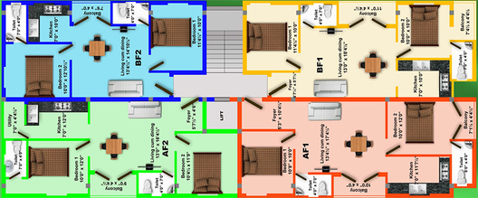 Floor Plan of MS Charan MM Rajayogam in Chromepet, Chennai - Image 278844