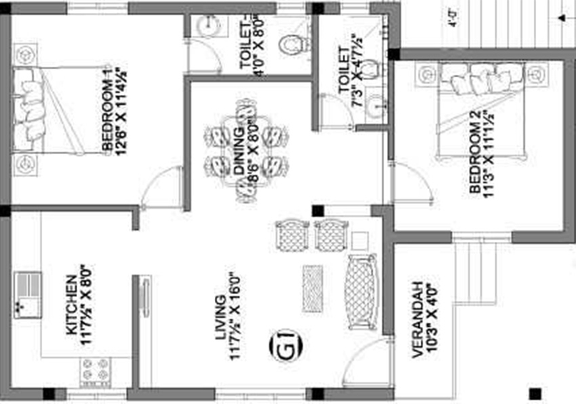 2 BHK Flat in MS Charan MM Advika in Madipakkam, Chennai - Image 858268