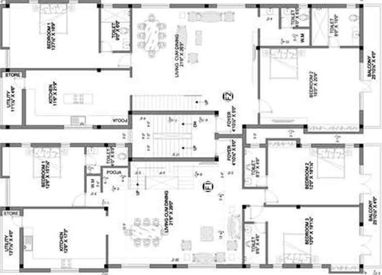 Floor Plan of MS Charan MM Advika in Madipakkam, Chennai - Image 278771