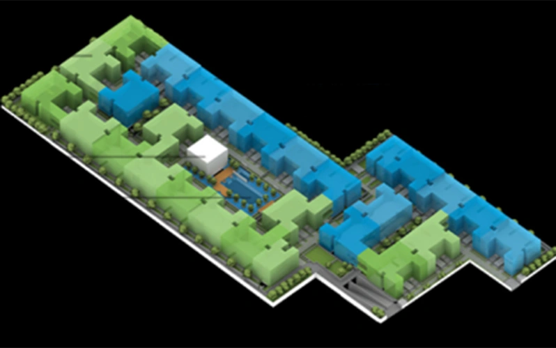 Master Plan of Vaishnavi Orchids in Kasavanhalli, Bangalore - Image 242425