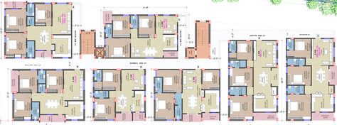 Floor Plan of Aryamitra Trillium in Manikonda, Hyderabad - Image 127403