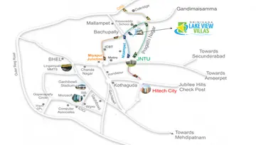 Location of JNS Srinivasa Lake View Villas - Image 127437