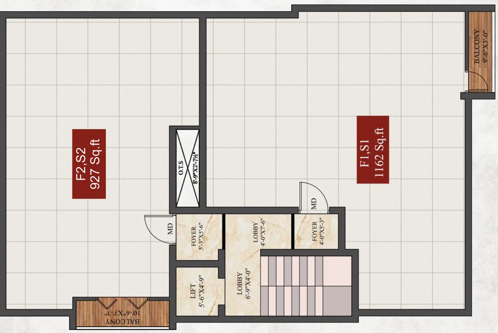 Floor Plan of AK Snow Flake in Sembakkam, Chennai - Image 342299