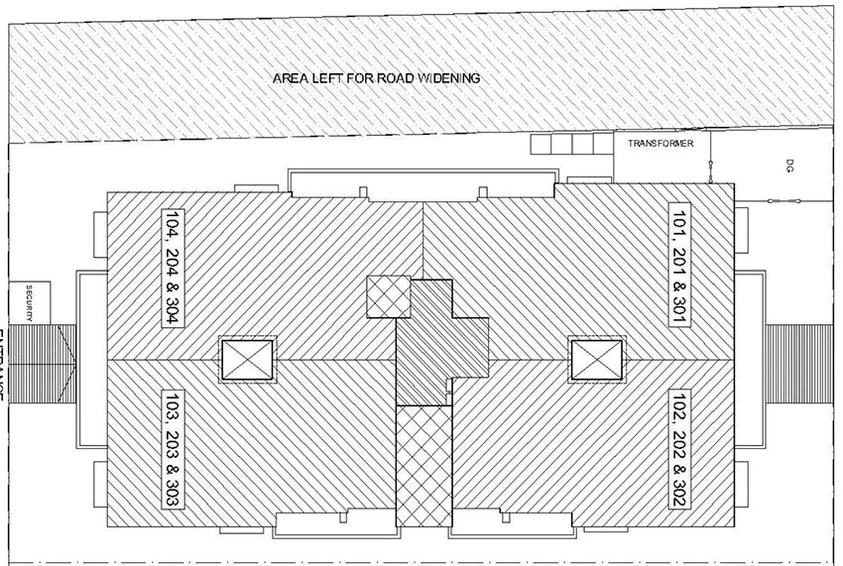 Master Plan of Renaissance Woods 3 in Jalahalli, Bangalore - Image 273612