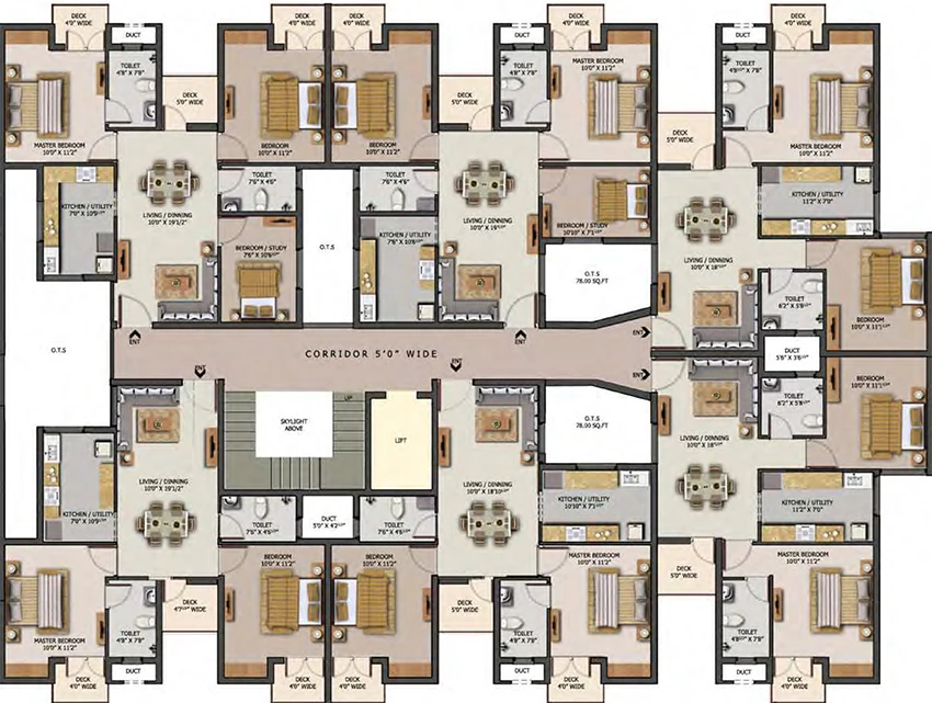 Floor Plan of Mantri Navaratna in Chromepet, Chennai - Image 332635