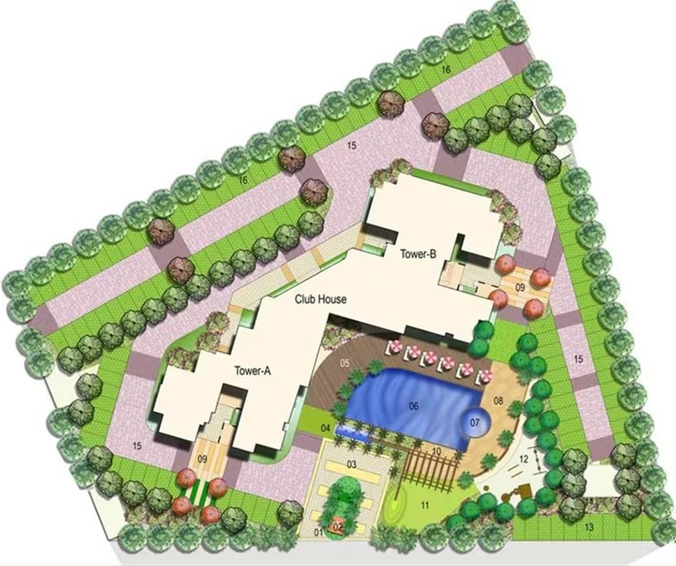 Master Plan of Mantri Astra in Hennur Road, Bangalore - Image 239958