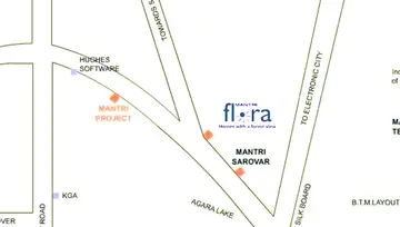 Location of Mantri Flora - Image 239963