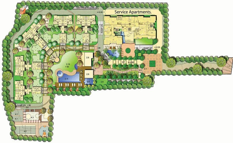 Master Plan of Mantri Flora in HSR Layout, Bangalore - Image 239964