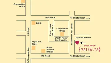 Location of Sreerosh Vatsalya - Image 285324