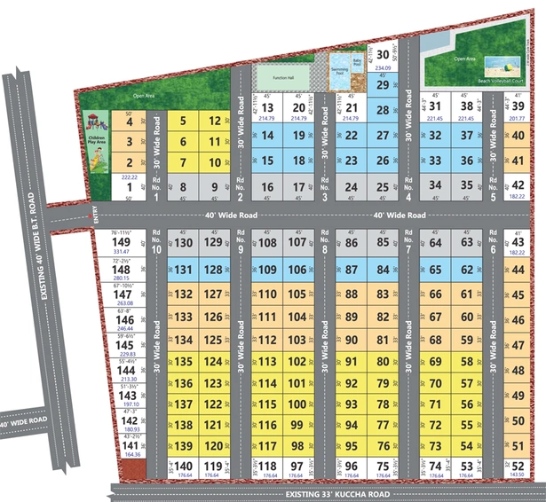 Master Plan of APR Mukkas Praveens Signator in Mallampet, Hyderabad - Image 129313