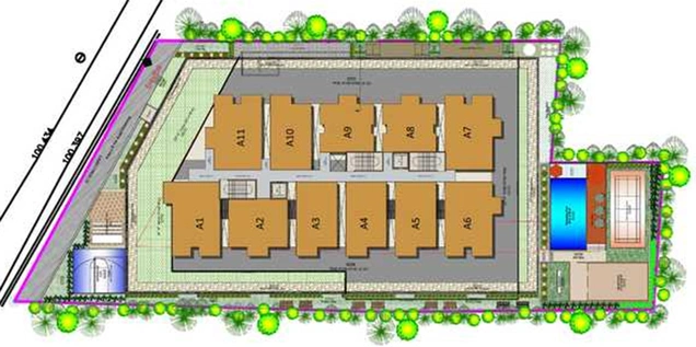 Master Plan of Kumari Amaranthine in Bellandur, Bangalore - Image 235882