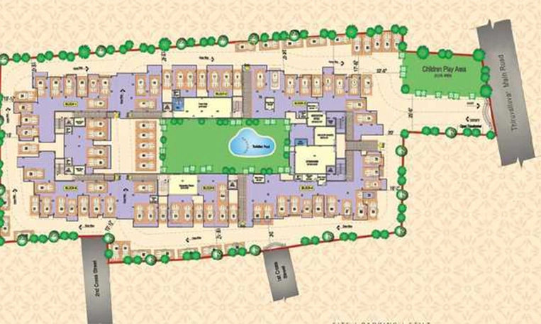 Master Plan of Sreerosh Meadows in Anakaputhur, Chennai - Image 285291