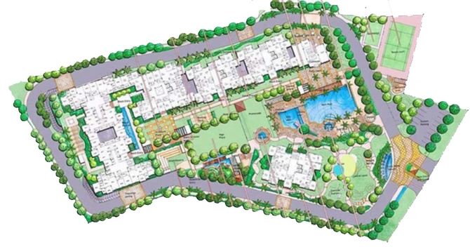 Master Plan of Concorde Midway City in Hosur Road, Bangalore - Image 241669