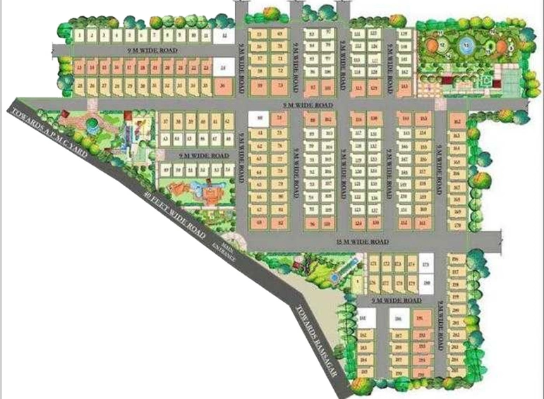 Master Plan of Concorde Sylvan View in Electronic City, Bangalore - Image 242392