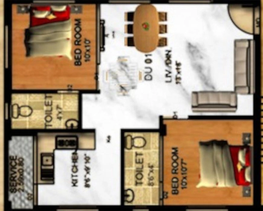 2 BHK Flat in Rohaan Cypress in Madipakkam, Chennai - Image 877746