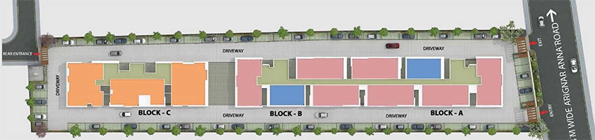 Master Plan of Lifestyle Param in Perambur, Chennai - Image 332615