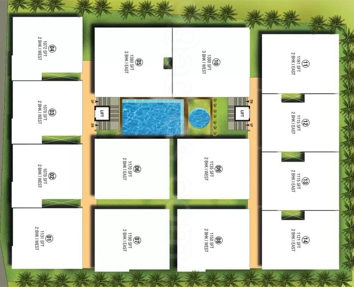 Master Plan of Bhavisha ARS Greenshire in Sarjapur Road, Bangalore - Image 267601