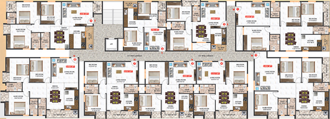 Floor Plan of Habulus Heritage in Electronic City, Bangalore - Image 241093