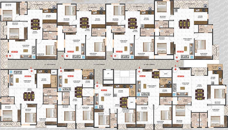 Floor Plan of Habulus Elegance Pristine in Electronic City, Bangalore - Image 241058