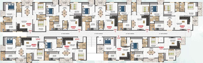 Floor Plan of Habulus Oakshine in Electronic City, Bangalore - Image 269944