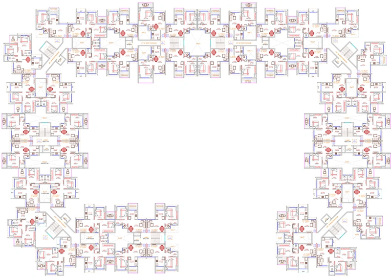 Floor Plan of National Sea Queen Park in Taloja, Navi Mumbai - Image 36459
