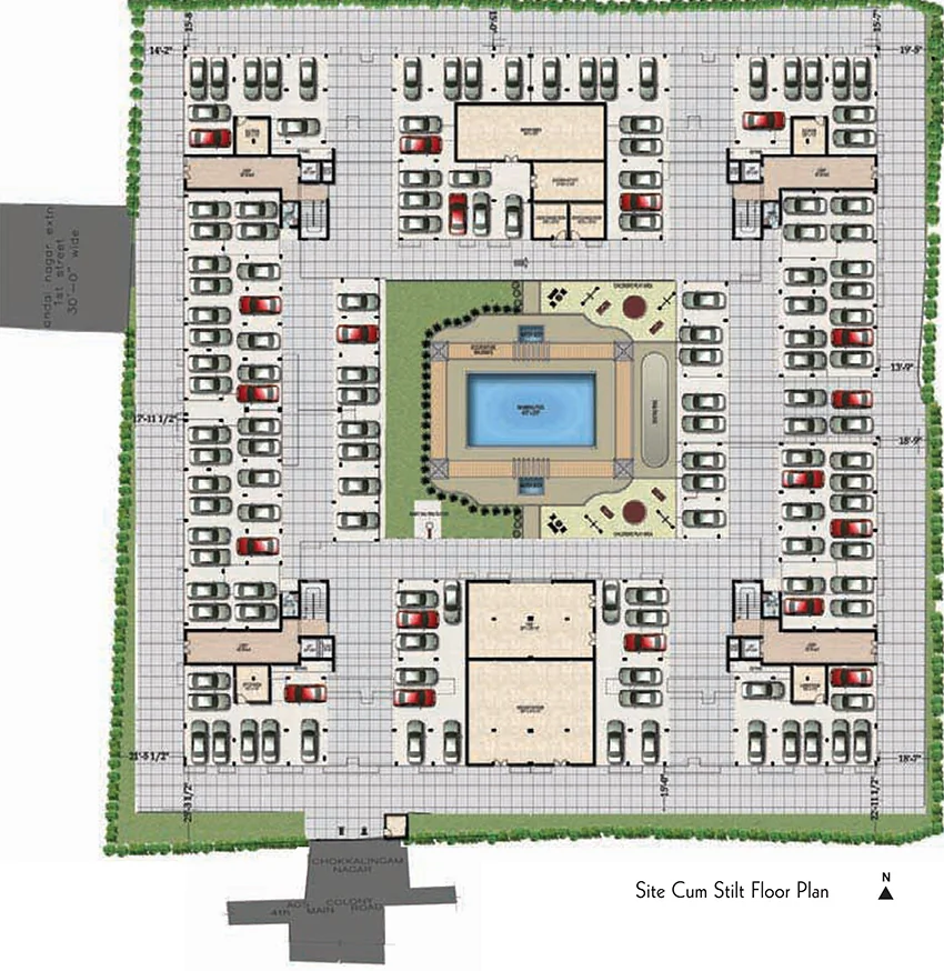 Master Plan of Malles Arcadiaa in Velachery, Chennai - Image 328265