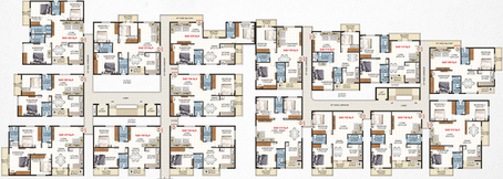 Floor Plan of 5 Elements Sai Nandana Grandeur in Bannerghatta, Bangalore - Image 239922