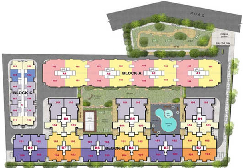 Master Plan of Creations Valencia in Egattur, Chennai - Image 332560