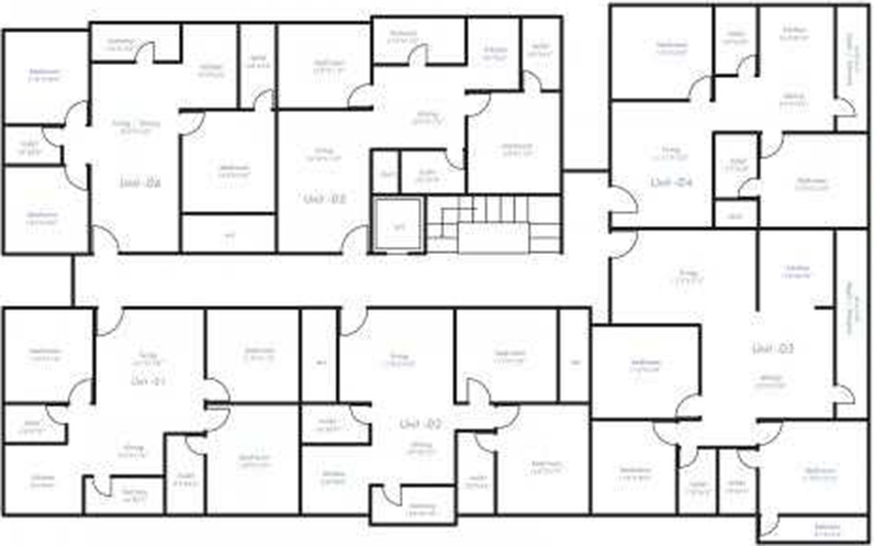 Floor Plan of Kumari Ferns in HSR Layout, Bangalore - Image 235911