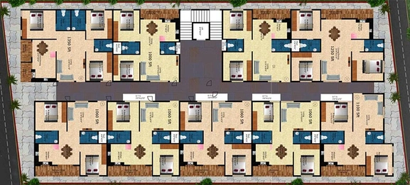 Master Plan of Kumari Brundavan in Sarjapur, Bangalore - Image 270113