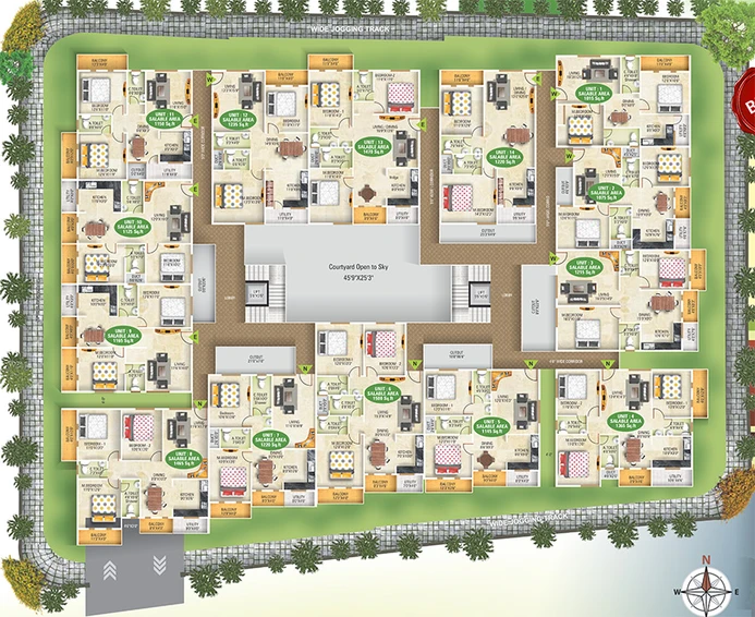 Master Plan of 5 Elements Aditya Harmony in Kanakapura, Bangalore - Image 239829