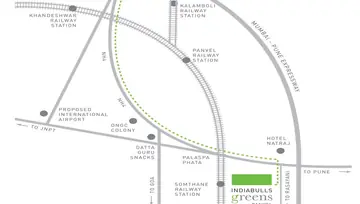 Location of Indiabulls Greens - Image 241013