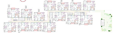 Floor Plan of Pavani Heights in Horamavu, Bangalore - Image 241534