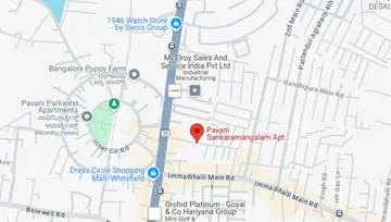 Location of Pavani Sankaramangalam - Image 241566