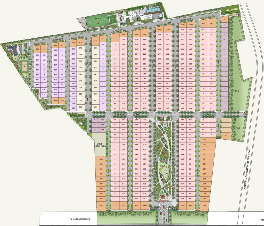 Master Plan of DNR Solace in Devanahalli, Bangalore - Image 274819