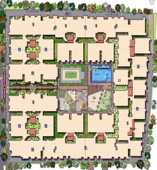 Master Plan of Trifecta Sollievo in Whitefield, Bangalore - Image 336396