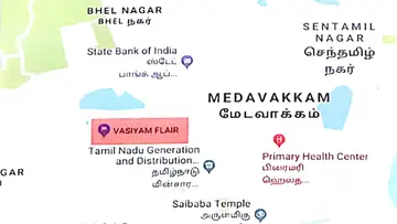 Location of Vasiyam Flair - Image 338123
