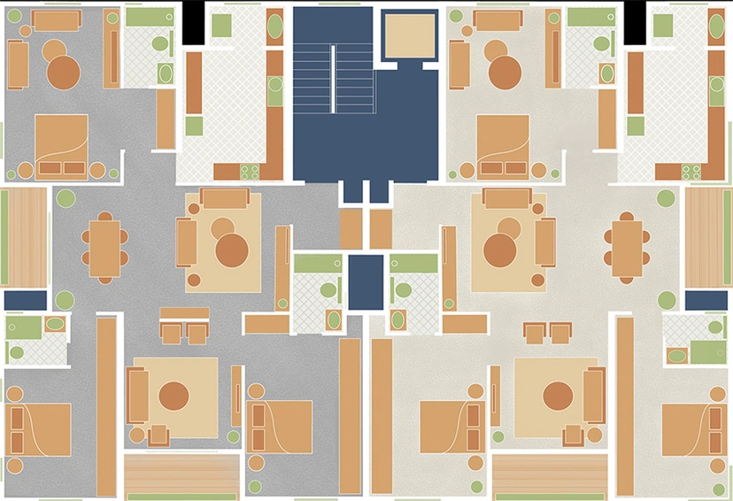 Floor Plan of Ramaniyam Tulsi in Adyar, Chennai - Image 278950