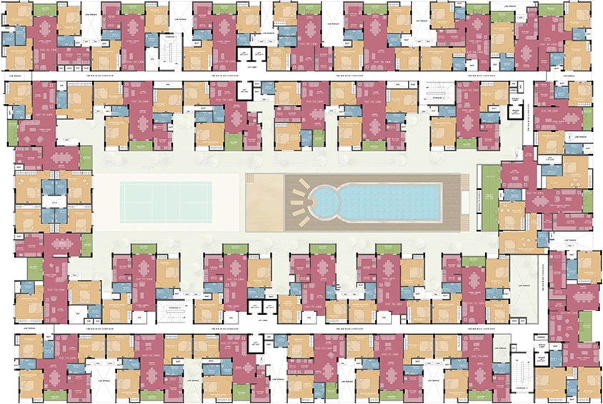 Floor Plan of Ramaniyam Magnum in Perungudi, Chennai - Image 279726