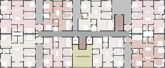 Floor Plan of Ramaniyam Senate in KK Nagar, Chennai - Image 279793