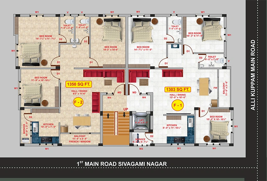 Master Plan of Minerva Arunodaya in Medavakkam, Chennai - Image 338419